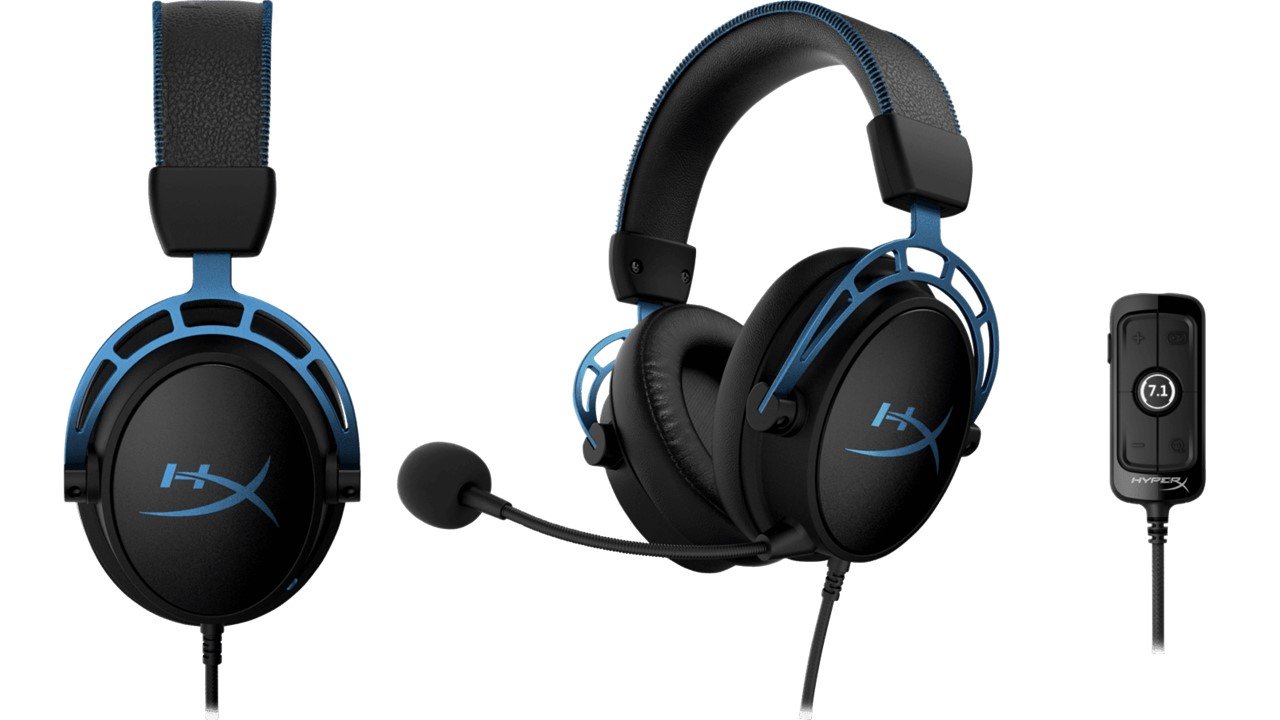 HyperX Cloud Alpha S - Gaming Headset (Black-Blue)