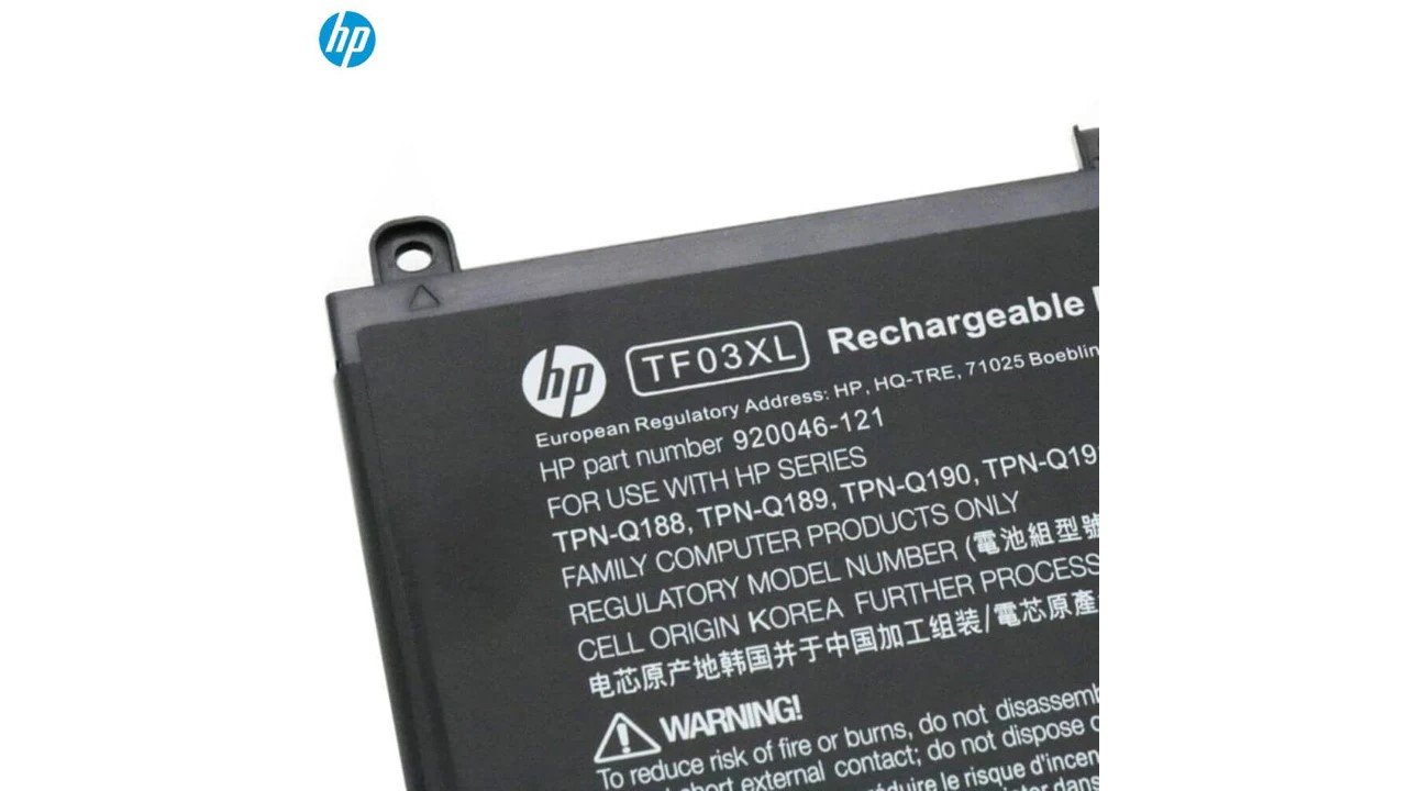 HP HT03XL / TF03XL Battery - 3 Cell