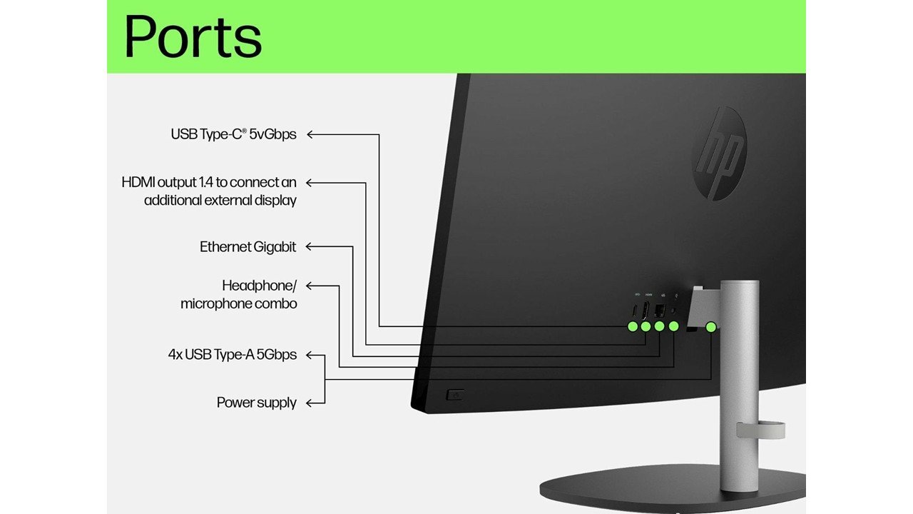 HP 60.5 cm (23.8) All-in-One Desktop PC 24-cr0903in